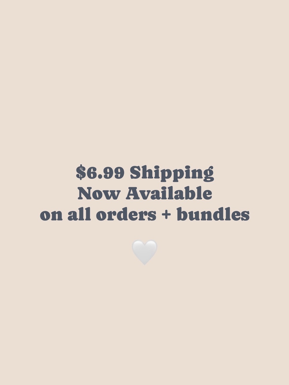 ✨$6.99 Purolator Shipping Now Available✨